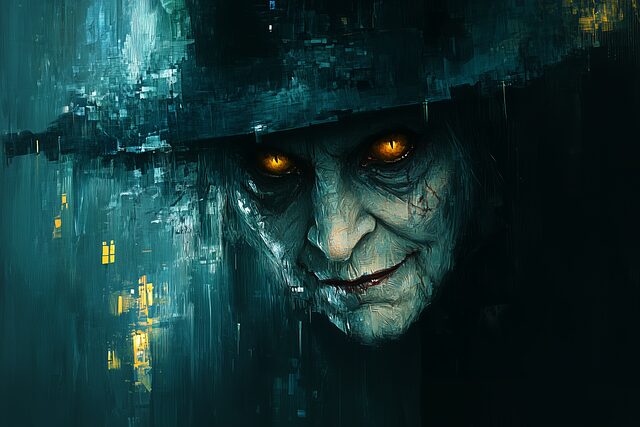 witch, ghost, baba yaga, hag, crone, halloween, pagan, paganism, mythology, slavic mythology, folklore, fantasy, magic, witchcraft, scary, creepy, dark