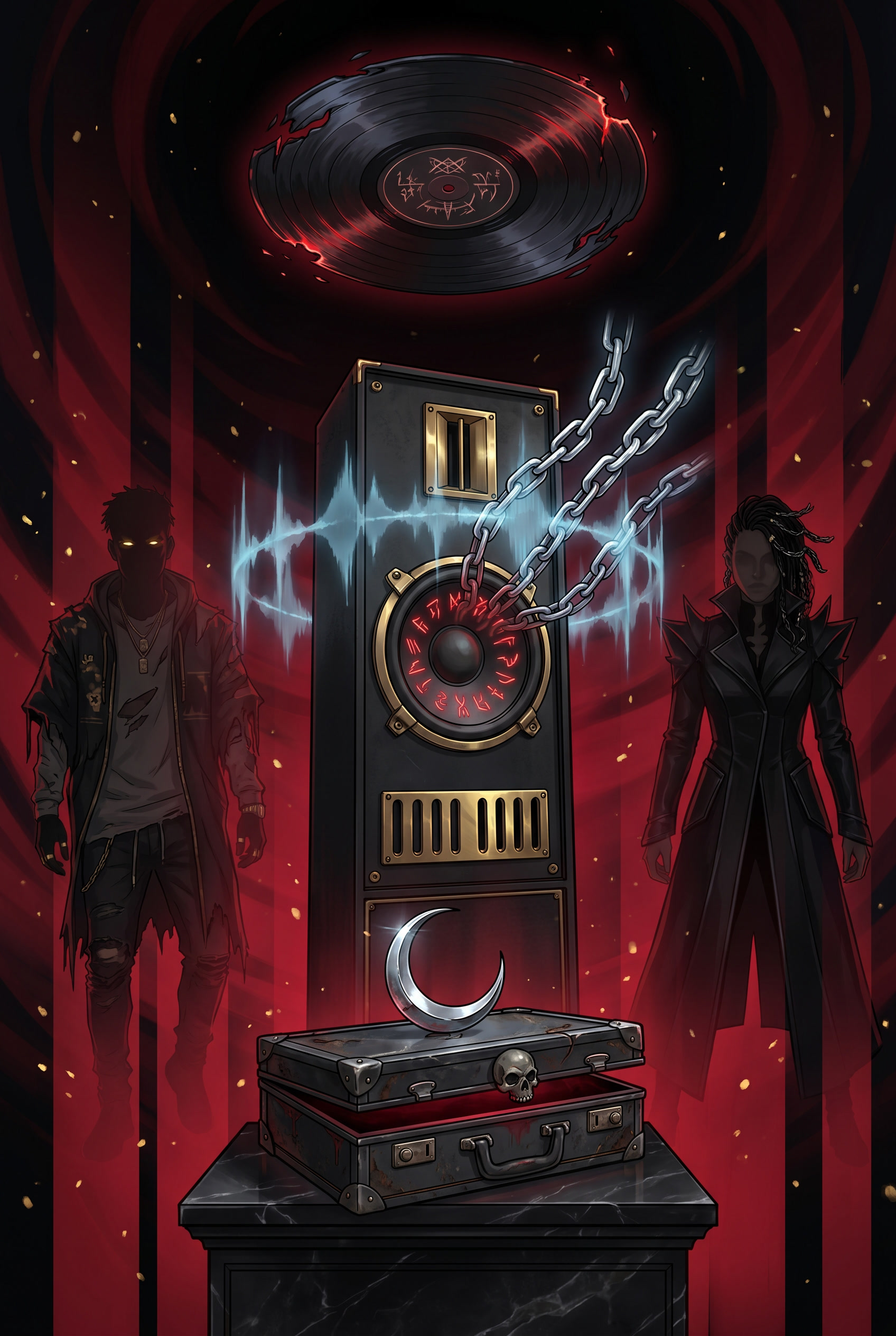 Industrial Metal × Anime: The Sound of EXORCISTA Russian Roulette (vertical pin)