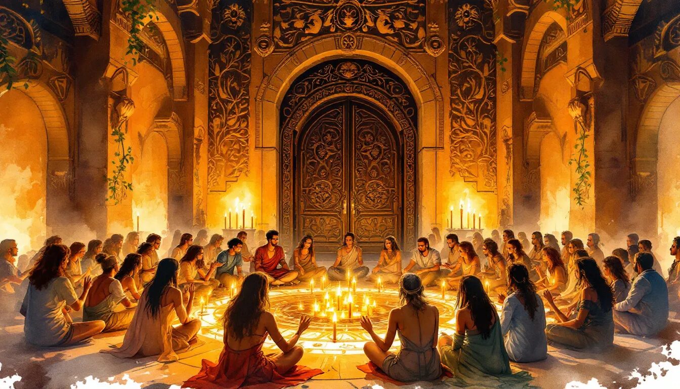 Community building through rituals.